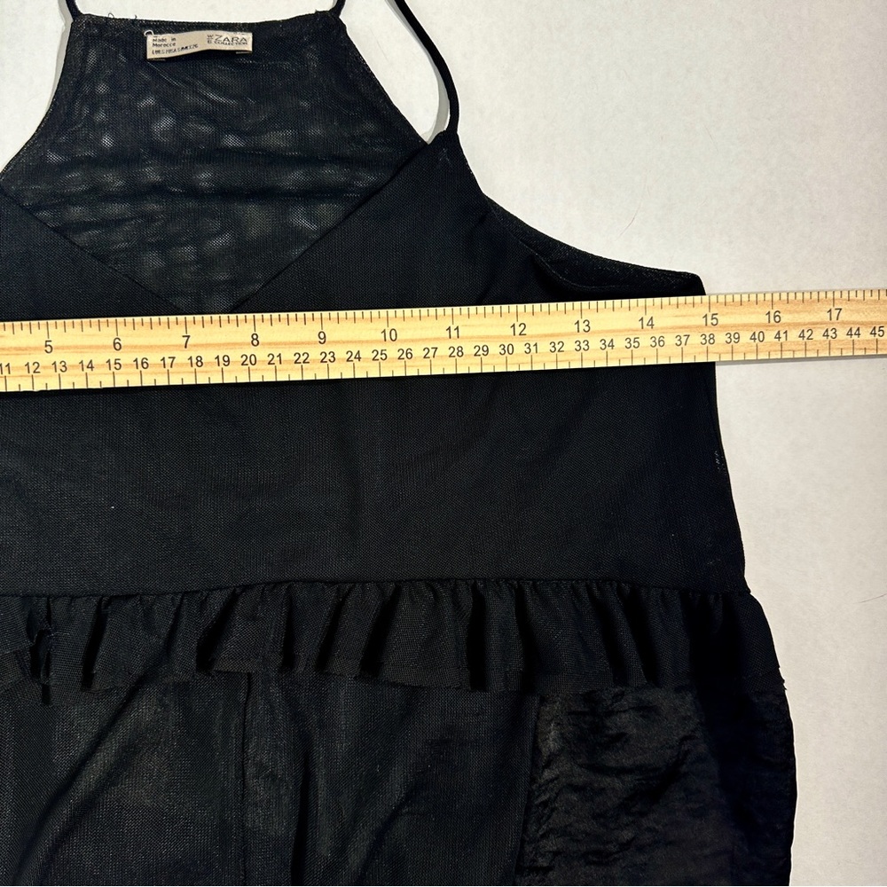 Zara Collection Maxi Patchwork Sheer Slip Dress - Picture 13 of 16